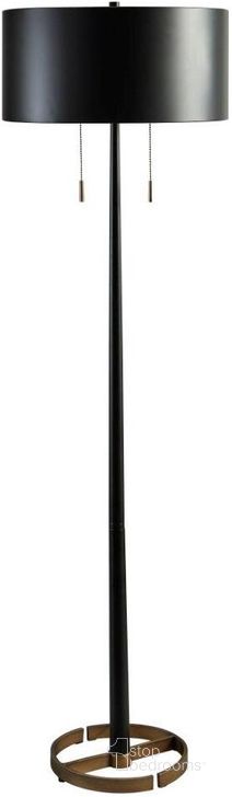 The appearance of Toroa Black/Gold Floor Lamp designed by Artisan Elegance in the modern / contemporary interior design. This black/gold piece of furniture  was selected by 1StopBedrooms from Toroa Collection to add a touch of cosiness and style into your home. Sku: L208361. Material: Metal. Product Type: Floor Lamp. Image1