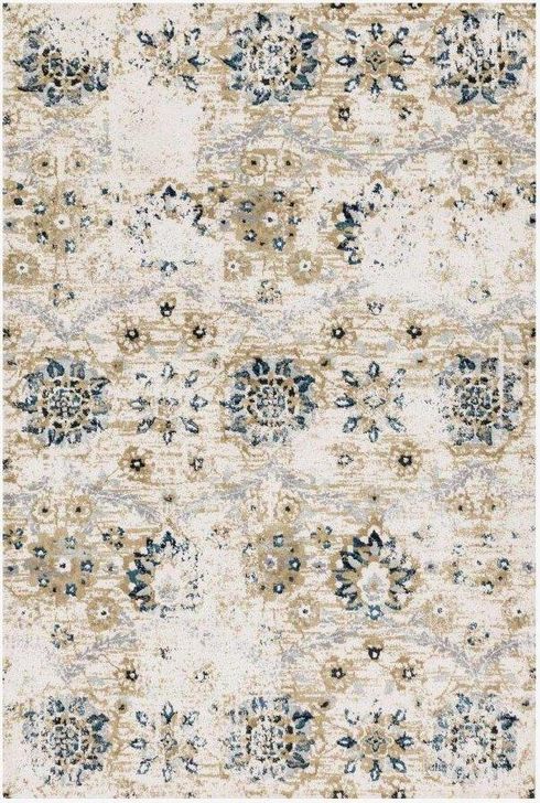 The appearance of Torrance Ivory/Multi Rug TORRTC-08IVML160S designed by Loloi Rugs in the transitional interior design. This ivory and multi piece of furniture  was selected by 1StopBedrooms from Torrance Collection to add a touch of cosiness and style into your home. Sku: TORRTC-08IVML160S. Material: Microfiber. Product Type: Rug. Image1