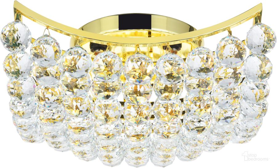 The appearance of Torri Gold Flush Mount Lighting 0qd2366748b designed by Artisan Elegance in the modern / contemporary interior design. This gold piece of furniture  was selected by 1StopBedrooms from Torri Collection to add a touch of cosiness and style into your home. Sku: V9800F14G/RC. Product Type: Flush Mount. Material: Crystal. Image1