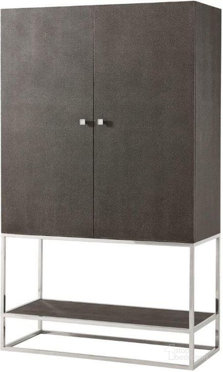 The appearance of Townsend Bar Cabinet TAS61027D designed by Theodore Alexander in the transitional interior design. This  piece of furniture  was selected by 1StopBedrooms from TA Studio Raia Collection to add a touch of cosiness and style into your home. Sku: TAS61027D. Material: Leather. Product Type: Bar Cabinet.