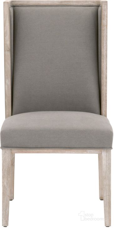 The appearance of Traditions Livesmart Peyton Slate Martin Wing Chair Set Of 2 designed by Essentials For Living in the transitional interior design. This gray piece of furniture  was selected by 1StopBedrooms from Traditions Collection to add a touch of cosiness and style into your home. Sku: 6009.NG/LPSLA. Material: Wood. Product Type: Dining Chair. Image1