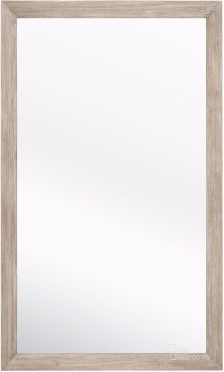 The appearance of Traditions Natural Gray Bevel Mirror designed by Essentials For Living in the transitional interior design. This gray piece of furniture  was selected by 1StopBedrooms from Traditions Collection to add a touch of cosiness and style into your home. Sku: 6112.NG. Material: Wood. Product Type: Dresser Mirror. Image1