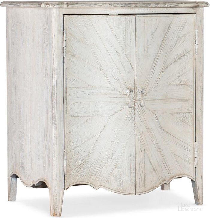 The appearance of Traditions Two-Door Nightstand 5961-90015-02 designed by Hooker in the traditional interior design. This white piece of furniture  was selected by 1StopBedrooms from Traditions Collection to add a touch of cosiness and style into your home. Sku: 5961-90015-02. Material: Wood. Product Type: Nightstand. Image1