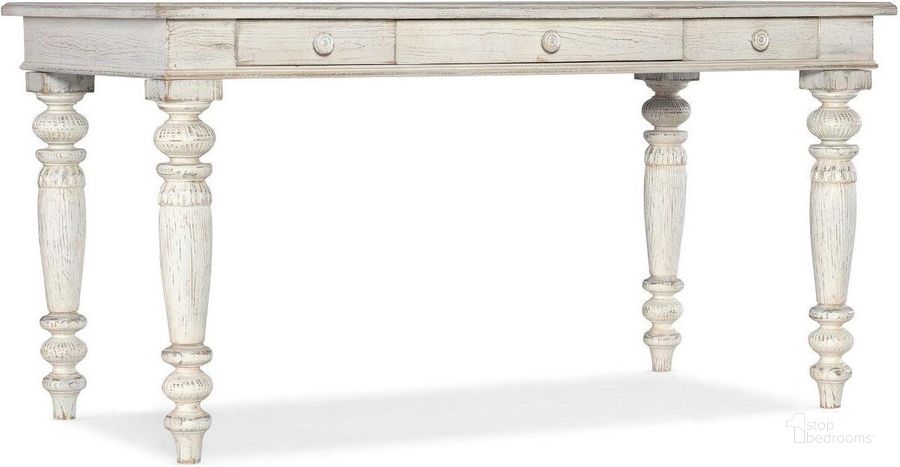 The appearance of Traditions Writing Desk 5961-10460-02 designed by Hooker in the traditional interior design. This white piece of furniture  was selected by 1StopBedrooms from Traditions Collection to add a touch of cosiness and style into your home. Sku: 5961-10460-02. Product Type: Writing Desk. Material: Wood Veneer. Image1