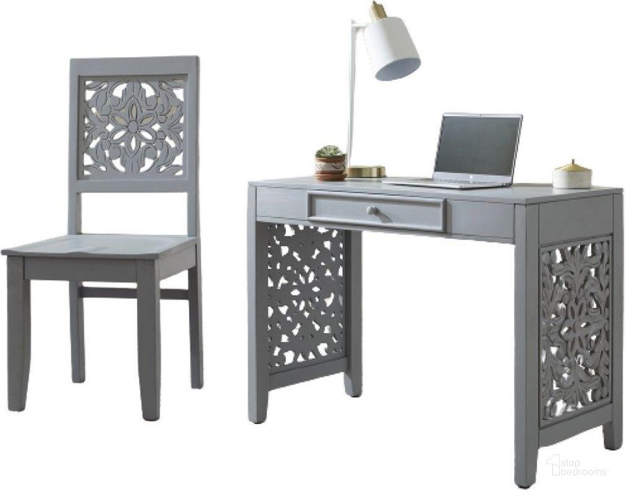 The appearance of Trellis Lane Grey Home Office Set designed by Liberty in the transitional interior design. This grey piece of furniture  was selected by 1StopBedrooms from Trellis Lane Collection to add a touch of cosiness and style into your home. Sku: 2094G-AC3000;2094G-AC3002. Material: Wood. Product Type: Home Office Set. Image1