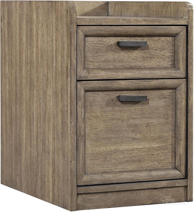 The appearance of Trellis Rolling File Cabinet In Light Brown designed by Aspenhome in the transitional interior design. This light brown piece of furniture  was selected by 1StopBedrooms from Trellis Collection to add a touch of cosiness and style into your home. Sku: I287-346. Material: Wood. Product Type: File Cabinet. Image1