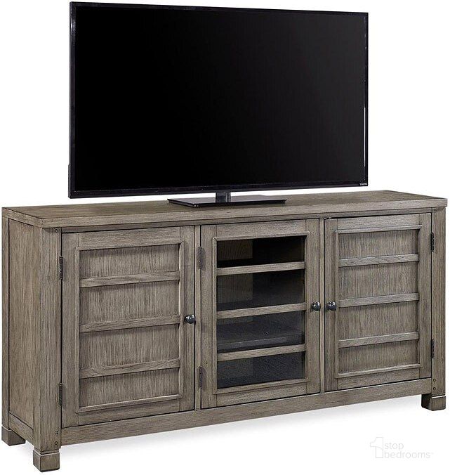 The appearance of Tromie Stone TV Stand and TV Console 0qb24342584 designed by Windsor Home in the transitional interior design. This stone piece of furniture  was selected by 1StopBedrooms from Tromie Collection to add a touch of cosiness and style into your home. Sku: I45-265-STN. Material: Wood. Product Type: TV Stands and TV Console. Image1