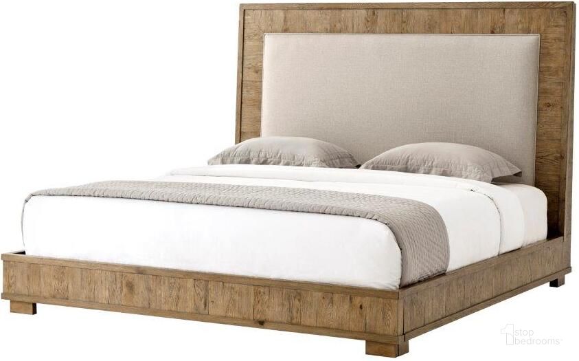 The appearance of Tucker US King Bed CB83006.1BFP designed by Theodore Alexander in the transitional interior design. This brown piece of furniture  was selected by 1StopBedrooms from Echoes Collection to add a touch of cosiness and style into your home. Sku: CB83006.1BFP. Bed Type: Panel Bed. Material: Wood. Product Type: Panel Bed. Bed Size: King.
