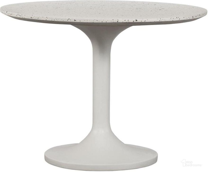 The appearance of Tuli Cafe Table JK-1004-29 designed by Moes Home in the modern / contemporary interior design. This white piece of furniture  was selected by 1StopBedrooms from Tuli Collection to add a touch of cosiness and style into your home. Sku: JK-1004-29-0. Material: Stone. Product Type: Outdoor Dining Table. Size: 39". Image1