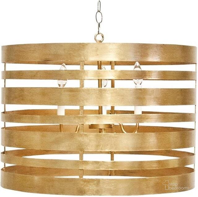The appearance of Turner Gold Leaf Metal Striped Pendant designed by Worlds Away in the modern / contemporary interior design. This gold piece of furniture  was selected by 1StopBedrooms from Turner Collection to add a touch of cosiness and style into your home. Sku: TURNER G. Material: Metal. Product Type: Pendant Lighting.