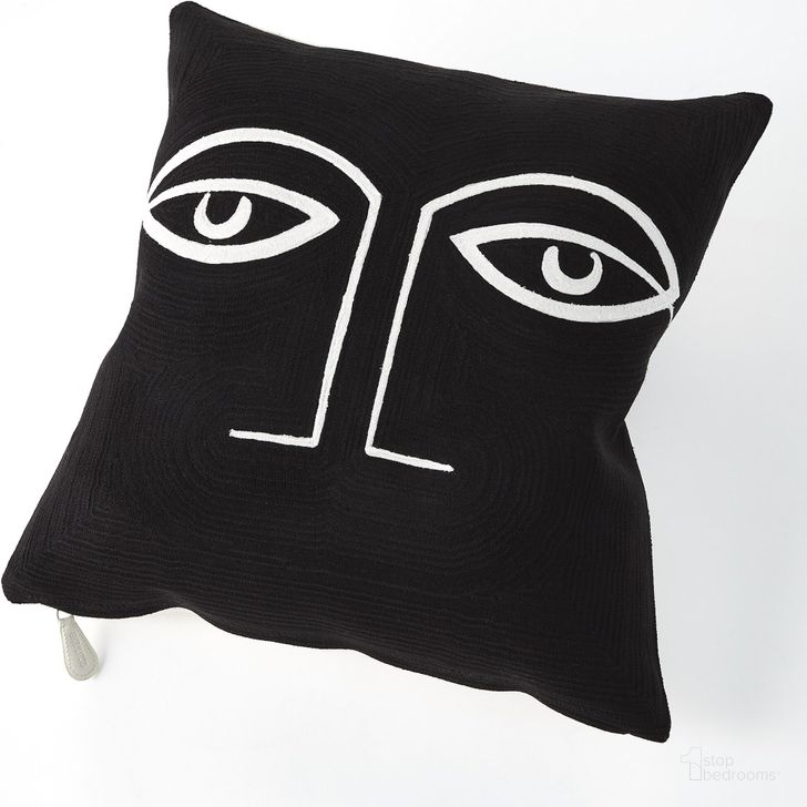 The appearance of Two Eye Pillow In Black designed by Global Views in the modern / contemporary interior design. This black piece of furniture  was selected by 1StopBedrooms from Two Collection to add a touch of cosiness and style into your home. Sku: 9.93377. Material: Fabric. Product Type: Pillow. Image1