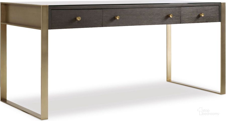 The appearance of Curata Midnight Writing Desk designed by Hooker in the modern / contemporary interior design. This brown piece of furniture  was selected by 1StopBedrooms from Curata Collection to add a touch of cosiness and style into your home. Sku: 1600-10458-DKW. Material: Wood. Product Type: Writing Desk. Image1