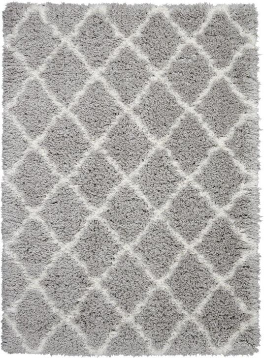 The appearance of Ultra Plush Shag Grey And Ivory 9 X 12 Area Rug designed by Nourison in the modern / contemporary interior design. This grey and ivory piece of furniture  was selected by 1StopBedrooms from Ultra Plush Shag Collection to add a touch of cosiness and style into your home. Sku: 99446460134. Material: Polyester. Product Type: Area Rugs. Image1