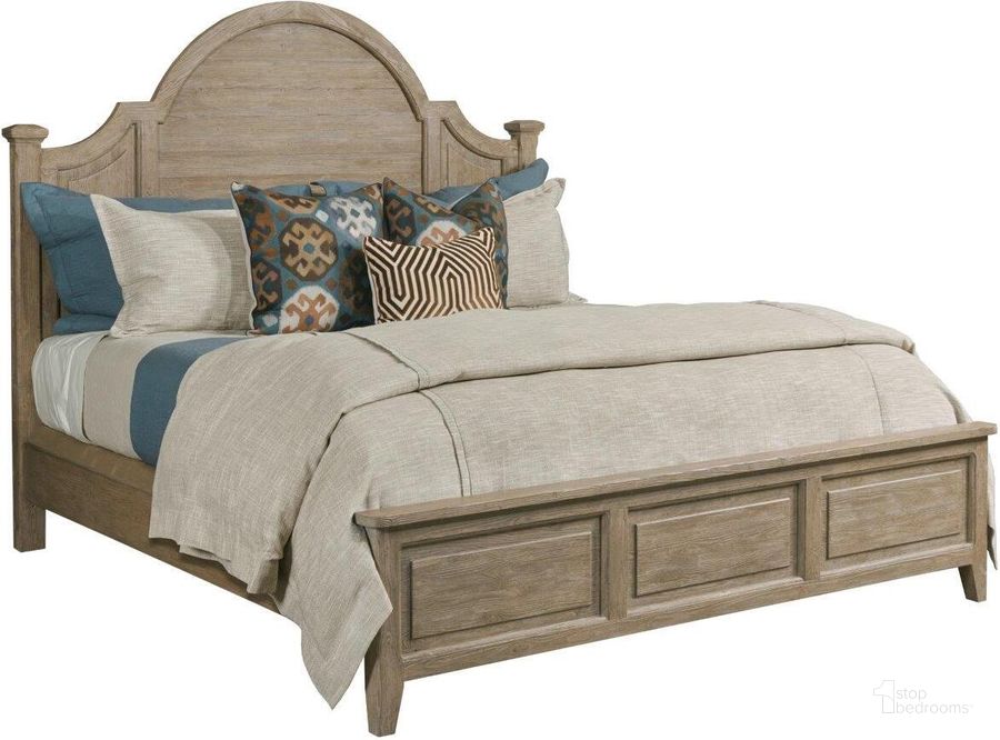 The appearance of Urban Cottage Allegheny King Panel Bed designed by Kincaid in the country / farmhouse interior design. This light stain piece of furniture  was selected by 1StopBedrooms from Urban Cottage Collection to add a touch of cosiness and style into your home. Sku: 025-306P. Bed Type: Panel Bed. Material: Wood. Product Type: Panel Bed. Bed Size: King. Image1