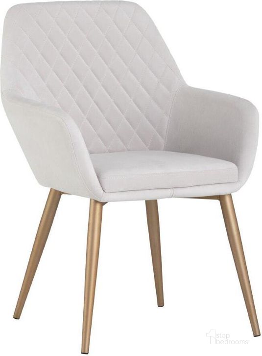 The appearance of Urban Unity Antonio Jayna Dining Chair designed by Sunpan in the modern / contemporary interior design. This white piece of furniture  was selected by 1StopBedrooms from Urban Unity Collection to add a touch of cosiness and style into your home. Sku: 104040. Material: Fabric. Product Type: Dining Chair. Image1