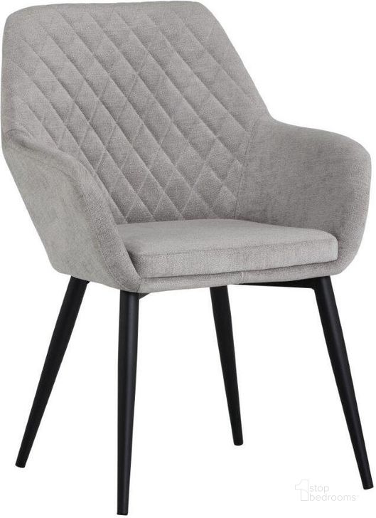 The appearance of Urban Unity Polo Club Stone Jayna Dining Chair designed by Sunpan in the modern / contemporary interior design. This gray piece of furniture  was selected by 1StopBedrooms from Urban Unity Collection to add a touch of cosiness and style into your home. Sku: 104041. Material: Fabric. Product Type: Dining Chair. Image1