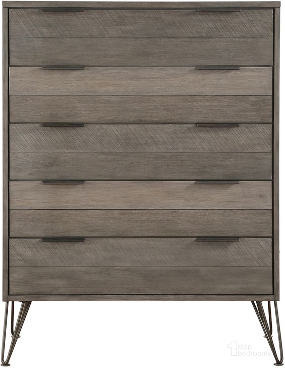 The appearance of Urbanite 3 Tone Gray Chest designed by Homelegance in the modern / contemporary interior design. This brown piece of furniture  was selected by 1StopBedrooms from Urbanite Collection to add a touch of cosiness and style into your home. Sku: 1604-9. Material: Wood. Product Type: Chest. Image1