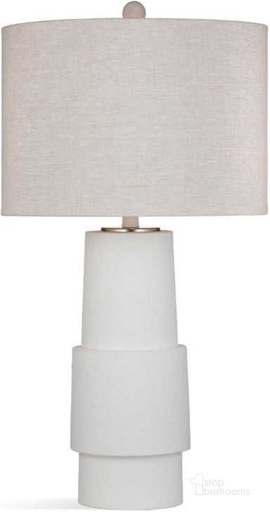 The appearance of Valdivia White Table Lamp designed by Bassett Mirror Company in the coastal interior design. This white piece of furniture  was selected by 1StopBedrooms from Valdivia Collection to add a touch of cosiness and style into your home. Sku: L4071TEC. Product Type: Table Lamp.