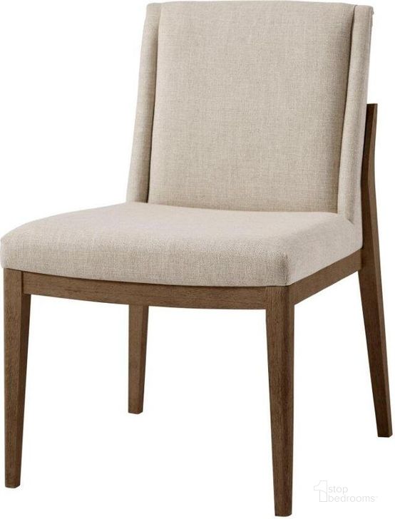 The appearance of Valeria Dining Side Chair Set Of 2 4000-956.1BFK designed by Theodore Alexander in the transitional interior design. This  piece of furniture  was selected by 1StopBedrooms from Isola Collection to add a touch of cosiness and style into your home. Sku: 4000-956.1BFK. Material: Wood. Product Type: Dining Chair.