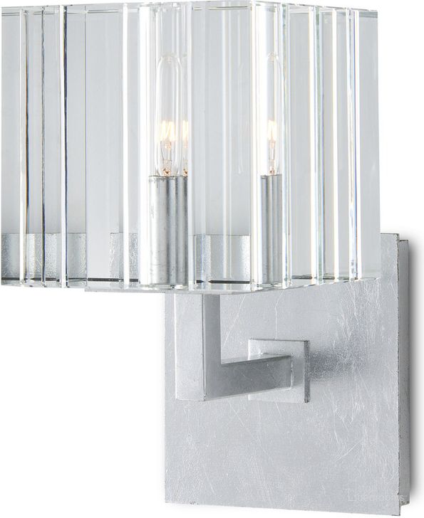 The appearance of Valerio Silver Wall Sconce designed by Currey & Company in the modern / contemporary interior design. This silver piece of furniture  was selected by 1StopBedrooms from Valerio Collection to add a touch of cosiness and style into your home. Sku: 5000-0207. Material: Metal. Product Type: Wall Sconce. Image1