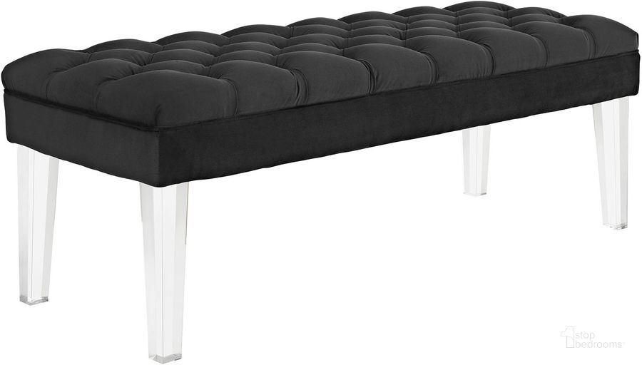 The appearance of Valet Black Performance Velvet Bench designed by Modway in the modern / contemporary interior design. This black piece of furniture  was selected by 1StopBedrooms from Valet Collection to add a touch of cosiness and style into your home. Sku: EEI-2460-BLK. Product Type: Bench. Material: Foam. Image1