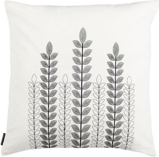 The appearance of Valorie Vine Pillow designed by Safavieh in the country / farmhouse interior design. This white and grey piece of furniture  was selected by 1StopBedrooms from Safavieh PLS Collection to add a touch of cosiness and style into your home. Sku: PLS764A-2020. Material: Cotton. Product Type: Pillows and Throw.