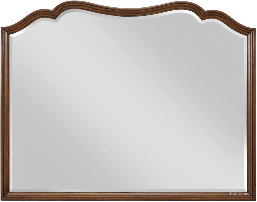 The appearance of Vantage Warm Brown Landscape Mirror designed by American Drew in the transitional interior design. This brown piece of furniture  was selected by 1StopBedrooms from Vantage Collection to add a touch of cosiness and style into your home. Sku: 929-040. Material: Wood. Product Type: Dresser Mirror.