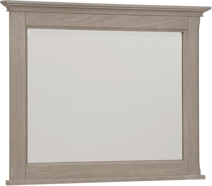 The appearance of Heritage Landscape Mirror In Aged White Oak designed by Artisan & Post in the modern / contemporary interior design. This gray piece of furniture  was selected by 1StopBedrooms from Heritage Collection to add a touch of cosiness and style into your home. Sku: 114-446. Material: Wood. Product Type: Dresser Mirror. Image1