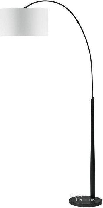 The appearance of Veergate Black Metal Arc Lamp designed by Signature Design by Ashley in the modern / contemporary interior design. This black piece of furniture  was selected by 1StopBedrooms from Veergate Collection to add a touch of cosiness and style into your home. Sku: L725149. Material: Metal. Product Type: Lamp. Image1