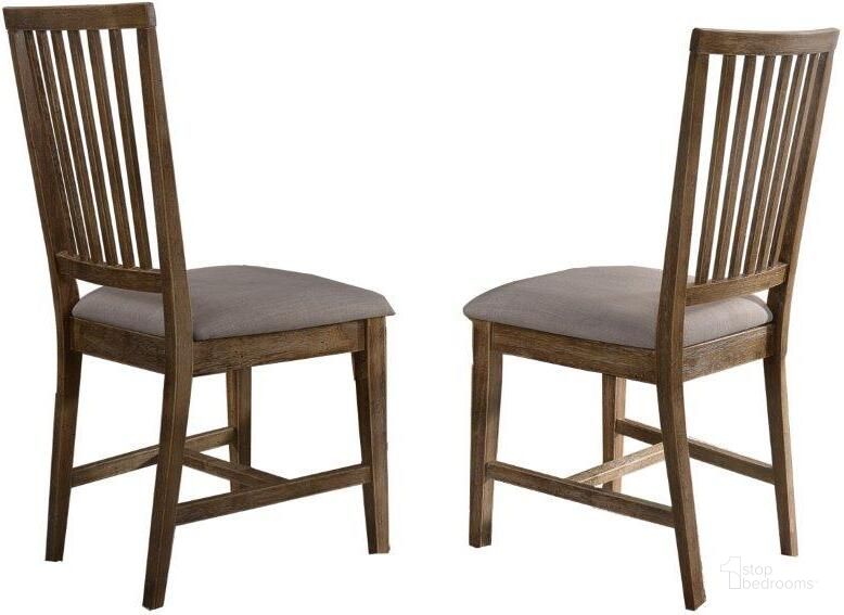 The appearance of Venus 19 Inch Wood Dining Chair Set of 2 In Natural Oak designed by Best Master Furniture in the transitional interior design. This natural oak piece of furniture  was selected by 1StopBedrooms from Venus Collection to add a touch of cosiness and style into your home. Sku: VENUSNOCH. Material: Wood. Product Type: Dining Chair. Image1