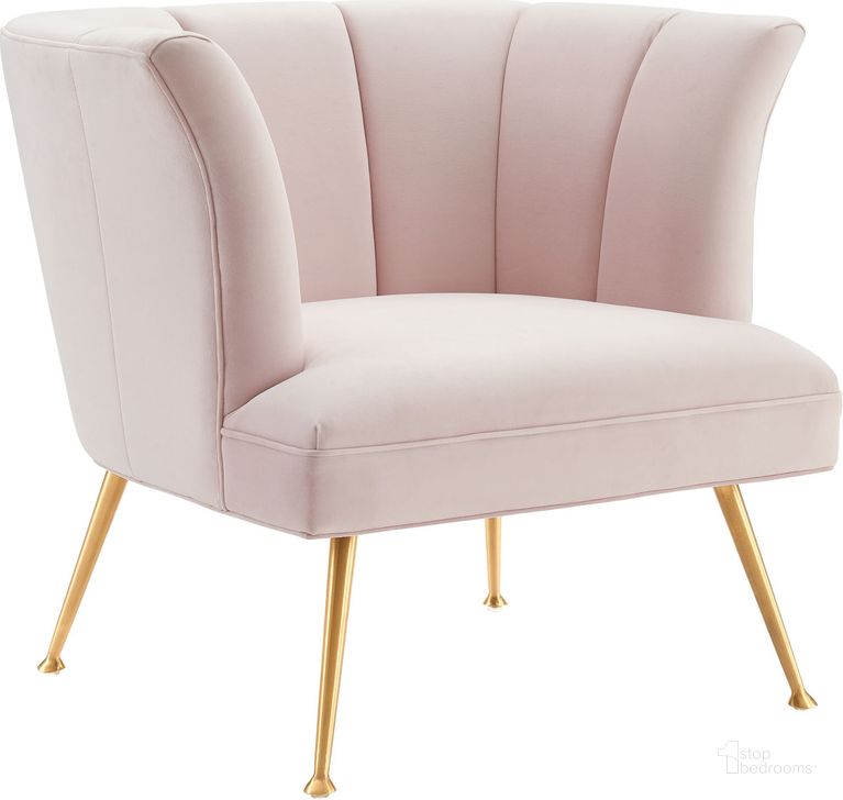 The appearance of Veronica Channel Tufted Performance Velvet Arm Chair In Pink designed by Modway in the modern / contemporary interior design. This pink piece of furniture  was selected by 1StopBedrooms from Veronica Collection to add a touch of cosiness and style into your home. Sku: EEI-5023-PNK. Material: Wood. Product Type: Arm Chair. Image1