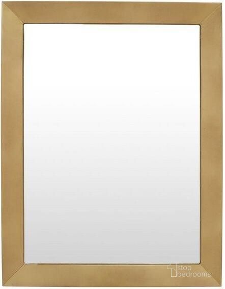 The appearance of Veronika Brass Mirror designed by Safavieh Couture in the modern / contemporary interior design. This brass piece of furniture  was selected by 1StopBedrooms from Veronika Collection to add a touch of cosiness and style into your home. Sku: CMI1007A. Material: MDF. Product Type: Accent Mirror. Image1