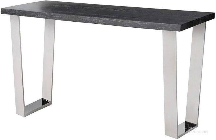 The appearance of Versailles Oxidized Grey Wood Console Table designed by Nuevo in the modern / contemporary interior design. This gray piece of furniture  was selected by 1StopBedrooms from Versailles Collection to add a touch of cosiness and style into your home. Sku: HGSR339. Material: Metal. Product Type: Console Table. Image1