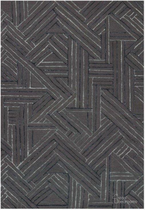 The appearance of Verve Graphite/Ocean Rug VERVVER-01GTOC86C0 designed by Loloi Rugs in the modern / contemporary interior design. This graphite and ocean piece of furniture  was selected by 1StopBedrooms from Verve Collection to add a touch of cosiness and style into your home. Sku: VERVVER-01GTOC86C0. Material: Wool. Product Type: Rug. Image1