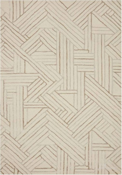 The appearance of Verve Ivory/Oatmeal Rug VERVVER-01IVOT5076 designed by Loloi Rugs in the modern / contemporary interior design. This ivory and oatmeal piece of furniture  was selected by 1StopBedrooms from Verve Collection to add a touch of cosiness and style into your home. Sku: VERVVER-01IVOT5076. Material: Wool. Product Type: Rug. Image1