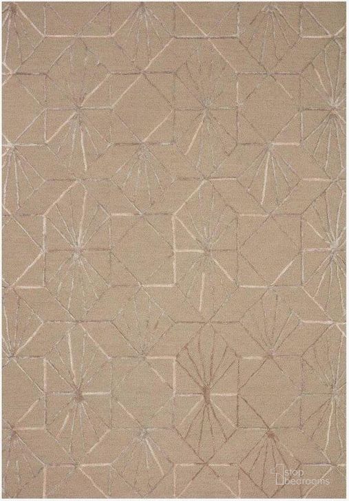 The appearance of Verve Sand/Blush Rug VERVVER-04SABH5076 designed by Loloi Rugs in the modern / contemporary interior design. This sand and blush piece of furniture  was selected by 1StopBedrooms from Verve Collection to add a touch of cosiness and style into your home. Sku: VERVVER-04SABH5076. Material: Wool. Product Type: Rug. Image1