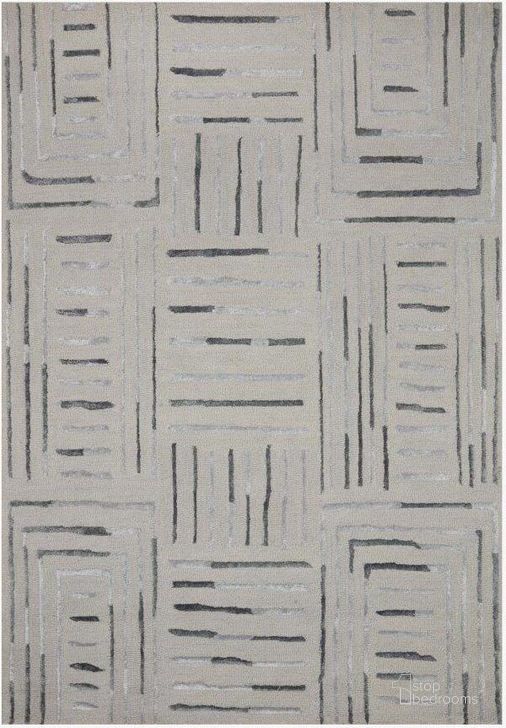 The appearance of Verve Silver/Slate Rug VERVVER-02SISL5076 designed by Loloi Rugs in the modern / contemporary interior design. This silver and slate piece of furniture  was selected by 1StopBedrooms from Verve Collection to add a touch of cosiness and style into your home. Sku: VERVVER-02SISL5076. Material: Wool. Product Type: Rug. Image1