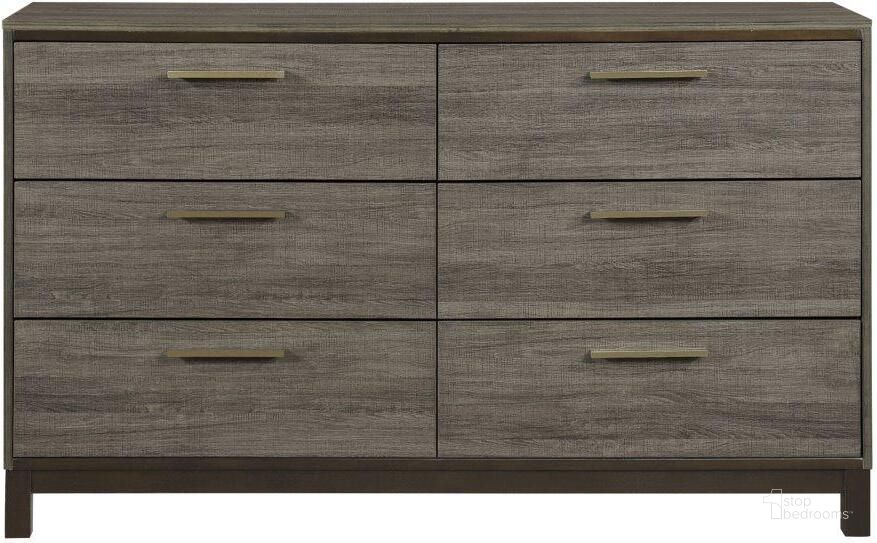 The appearance of Vestavia Gray Dresser designed by Homelegance in the modern / contemporary interior design. This gray piece of furniture  was selected by 1StopBedrooms from Vestavia Collection to add a touch of cosiness and style into your home. Sku: 1936-5. Material: Wood. Product Type: Dresser. Image1