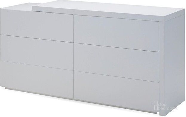 The appearance of Vex Matte White Dresser No Extension designed by Mobital in the modern / contemporary interior design. This matt white piece of furniture  was selected by 1StopBedrooms from Vex Collection to add a touch of cosiness and style into your home. Sku: DRE-VEX9-MWHI-NE. Product Type: Dresser.