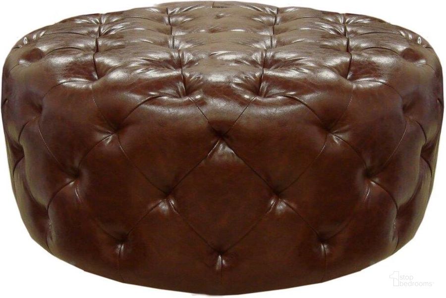 The appearance of Victoria Brown Bonded Leather Ottoman designed by Armen Living in the traditional interior design. This brown piece of furniture  was selected by 1StopBedrooms from Victoria Collection to add a touch of cosiness and style into your home. Sku: LC5005OTBR. Product Type: Ottoman. Material: Rubberwood. Image1