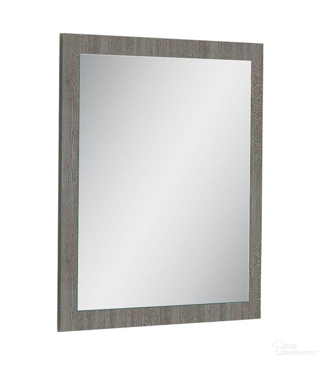 The appearance of Victoria Mirror In Grey designed by J&M in the modern / contemporary interior design. This grey piece of furniture  was selected by 1StopBedrooms from Victoria Collection to add a touch of cosiness and style into your home. Sku: 18699-M. Material: MDF. Product Type: Dresser Mirror. Image1
