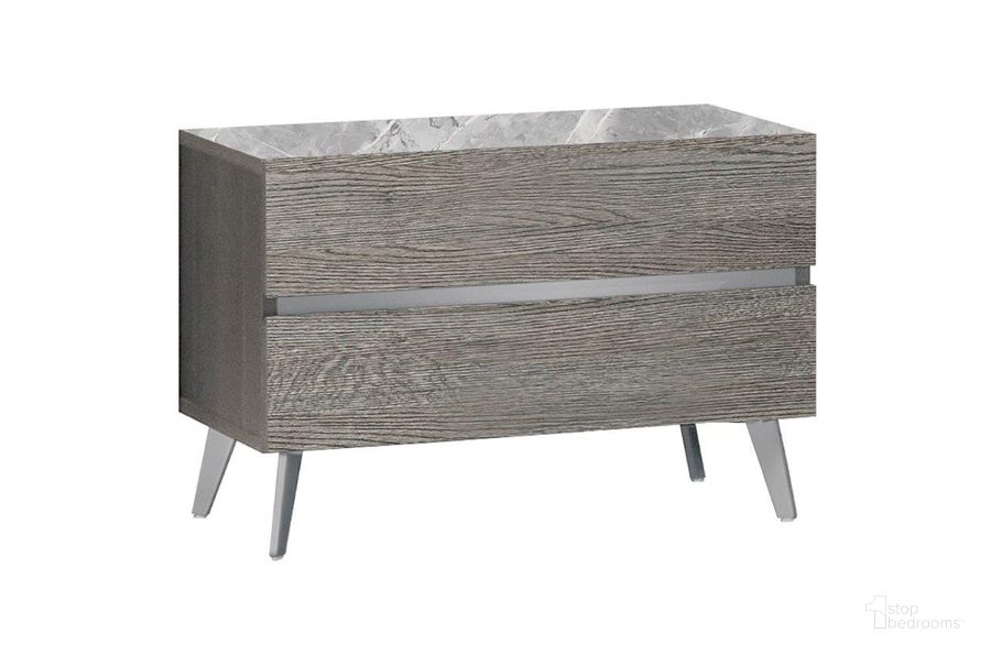 The appearance of Victoria Night Stand In Grey designed by J&M in the modern / contemporary interior design. This grey piece of furniture  was selected by 1StopBedrooms from Victoria Collection to add a touch of cosiness and style into your home. Sku: 18699-NS. Product Type: Nightstand. Material: MDF. Image1