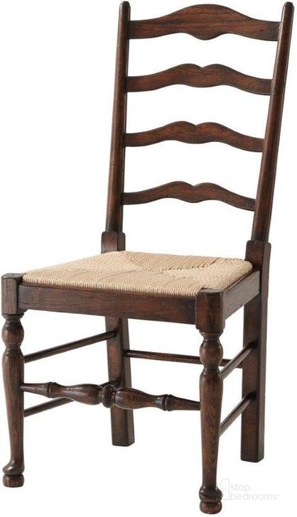 The appearance of Victory Oak Ladderback Side Chair Set Of 2 AL40092 designed by Theodore Alexander in the traditional interior design. This  piece of furniture  was selected by 1StopBedrooms from Althorp - Victory Oak Collection to add a touch of cosiness and style into your home. Sku: AL40092. Material: Wood. Product Type: Side Chair.