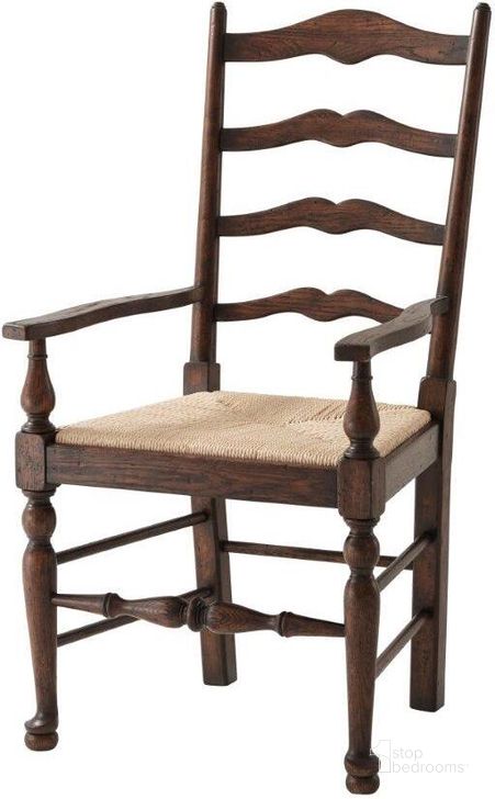 The appearance of Victory Oak Ladderback Side Chair Set Of 2 AL41092 designed by Theodore Alexander in the traditional interior design. This  piece of furniture  was selected by 1StopBedrooms from Althorp - Victory Oak Collection to add a touch of cosiness and style into your home. Sku: AL41092. Material: Wood. Product Type: Side Chair.
