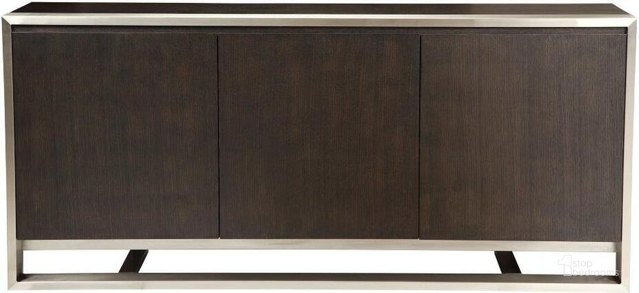 The appearance of Vincent Dark Brown Sideboard designed by Moes Home in the modern / contemporary interior design. This brown piece of furniture  was selected by 1StopBedrooms from Vincent Collection to add a touch of cosiness and style into your home. Sku: ER-2013-20. Material: Wood. Product Type: Buffets, Sideboards and Server.