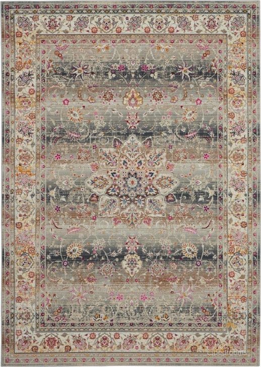 The appearance of Vintage Kashan Grey 5 X 8 Area Rug designed by Nourison in the traditional interior design. This grey piece of furniture  was selected by 1StopBedrooms from Vintage Kashan Collection to add a touch of cosiness and style into your home. Sku: 99446456212. Material: Polypropylene. Product Type: Area Rugs. Image1