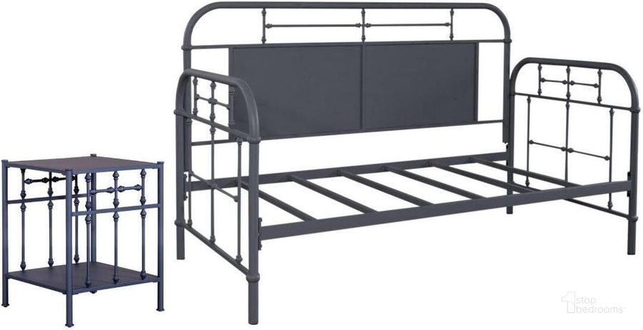 The appearance of Vintage Series Navy Youth Bedroom Set 179-BR11TB-N-179-BR61-N designed by Liberty in the rustic / southwestern interior design. This navy piece of furniture  was selected by 1StopBedrooms from Vintage Series Collection to add a touch of cosiness and style into your home. Sku: 179-BR11TB-N;179-BR61-N. Bed Type: Daybed. Material: Metal. Product Type: DayBed. Bed Size: Twin. Image1
