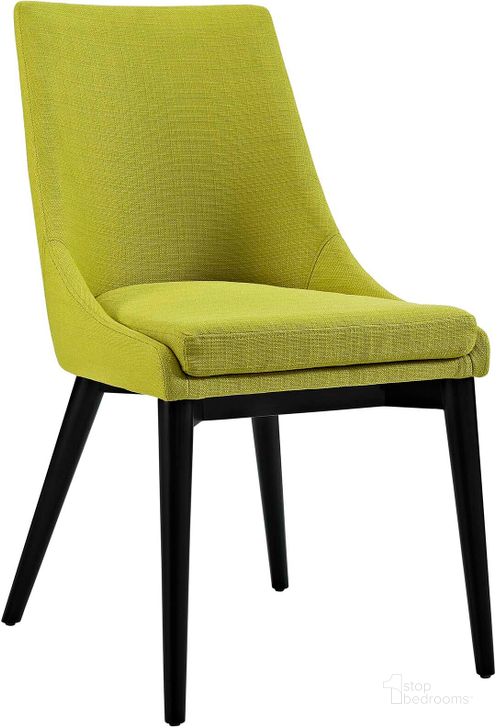 The appearance of Viscount Wheat Grass Fabric Dining Chair designed by Modway in the modern / contemporary interior design. This wheat grass piece of furniture  was selected by 1StopBedrooms from Viscount Collection to add a touch of cosiness and style into your home. Sku: EEI-2227-WHE. Material: Wood. Product Type: Dining Chair. Image1