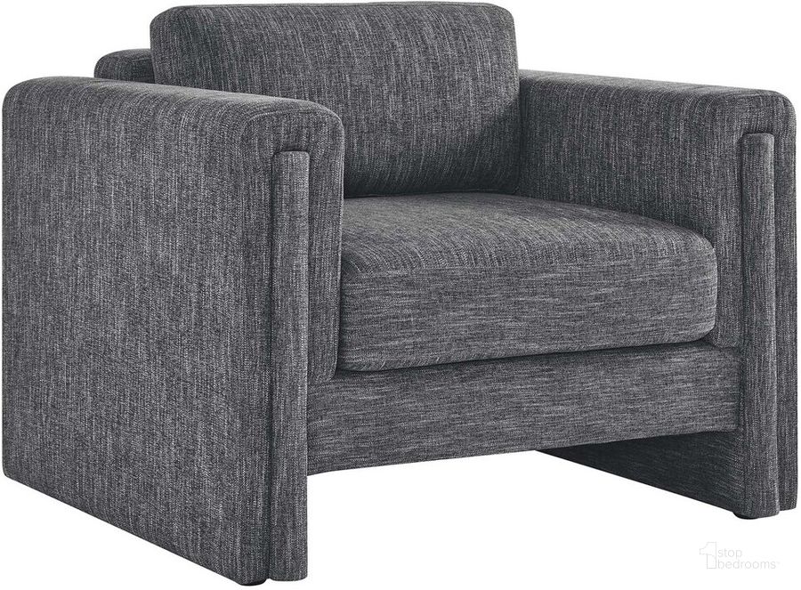 The appearance of Visible Fabric Armchair In Gray designed by Modway in the modern / contemporary interior design. This gray piece of furniture  was selected by 1StopBedrooms from Visible Collection to add a touch of cosiness and style into your home. Sku: EEI-6373-GRY. Product Type: Living Room Chair. Material: Plywood. Image1