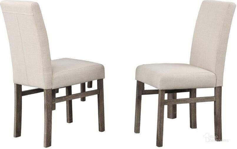 The appearance of Vitaliya 19.5 Inch Wood Dining Side Chair Set of 2 In oak designed by Best Master Furniture in the transitional interior design. This oak piece of furniture  was selected by 1StopBedrooms from Vitaliya Collection to add a touch of cosiness and style into your home. Sku: CD038GC. Material: Wood. Product Type: Side Chair. Image1